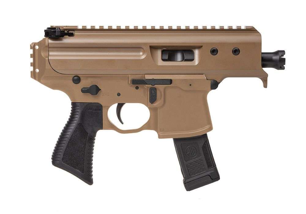 SIG MPX Copperhead Pistol, 20RD, Coyote Tan AB Prototype