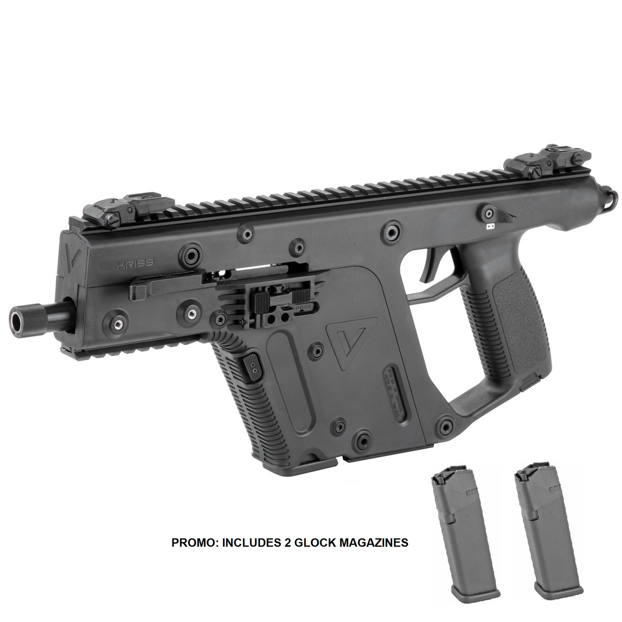 KRISS Vector SDP G2 Pistol, 10mm, Black - AB Prototype