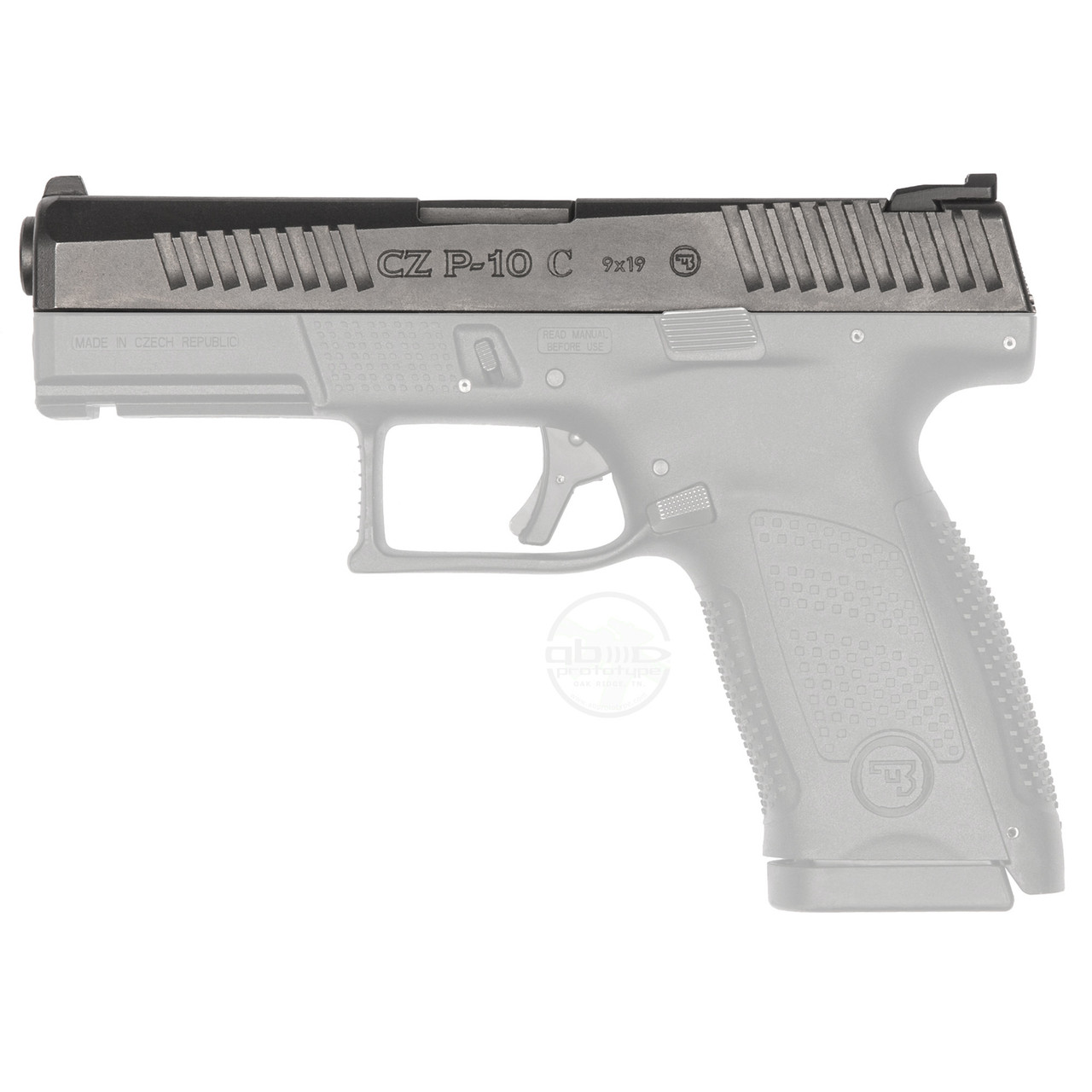 CZ P-10C Complete Slide Assembly, Compact, 9mm, Black - AB Prototype