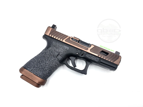 USED Taran Tactical Glock 19 Gen 3 Pistol, Optics Ready, 15RD, Black, Bronze, TTI_19_Gen3_Bronze_USED