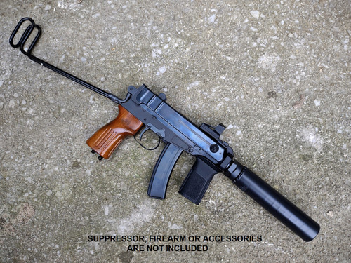 AB Prototype VZ61 Suppressor Adapter, Non-Threaded Barrel, HUB, Bravo, AB_VZ61_HUB_KIT, skorpion
