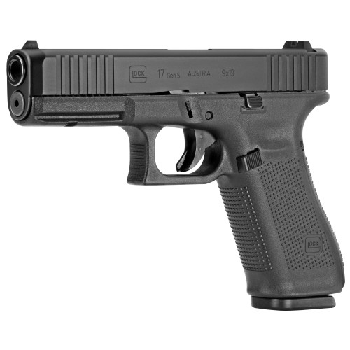 Glock 17 Gen 5 pistol, 9mm Glock, Glock double stack, G17, G22, G17 Gen 3 9X19