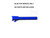 PVD Coating, Blue PVD