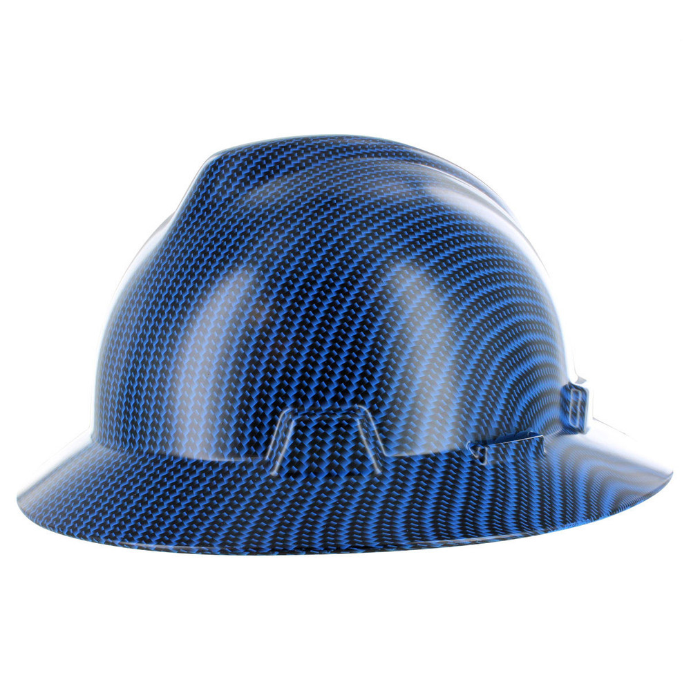 Rugged Blue Custom Hydrographic Carbon Fiber Hard Hat