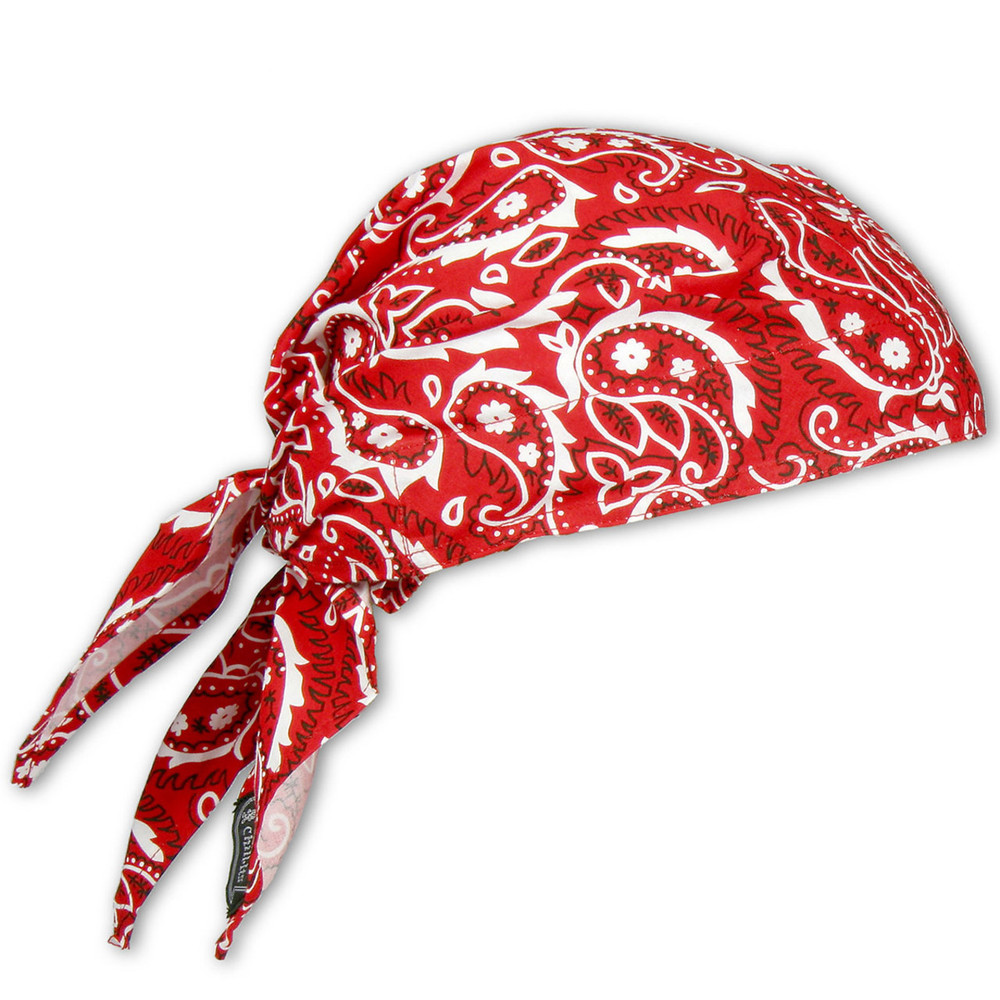 Ergodyne Chill-Its 6710 Evaporative Cooling Triangle Hat Red Western