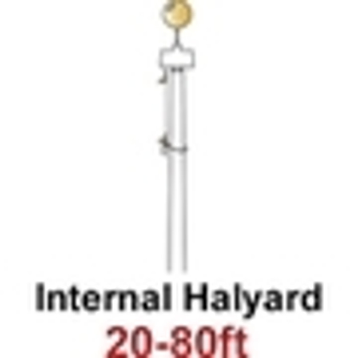 Vanguard Internal Halyard Flagpoles