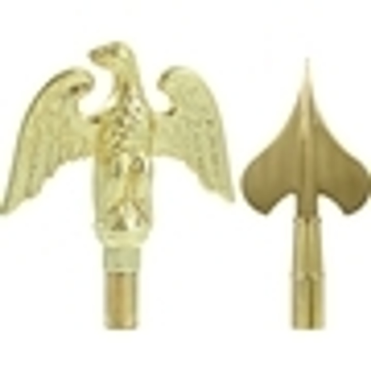 Gold Indoor Flagpole Ornaments