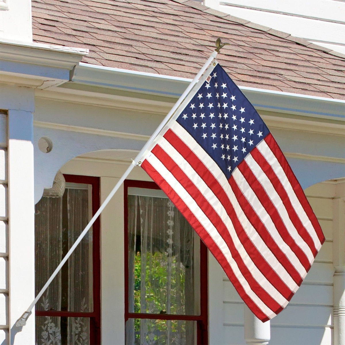 Flagpole in whjte oak deals pa