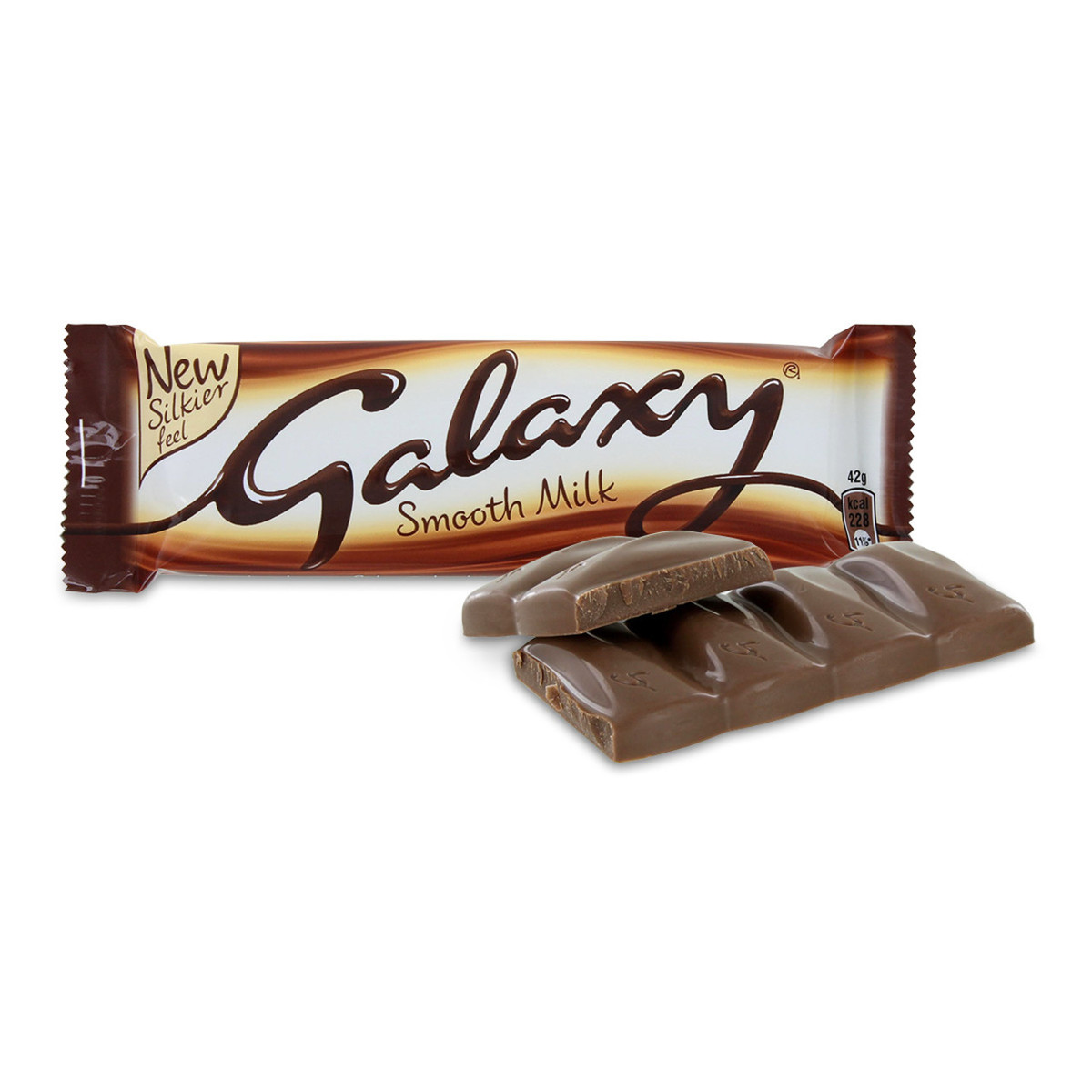 Galaxy Caramel Chocolate Block - 135g - Pack of 4 (135g x 4)