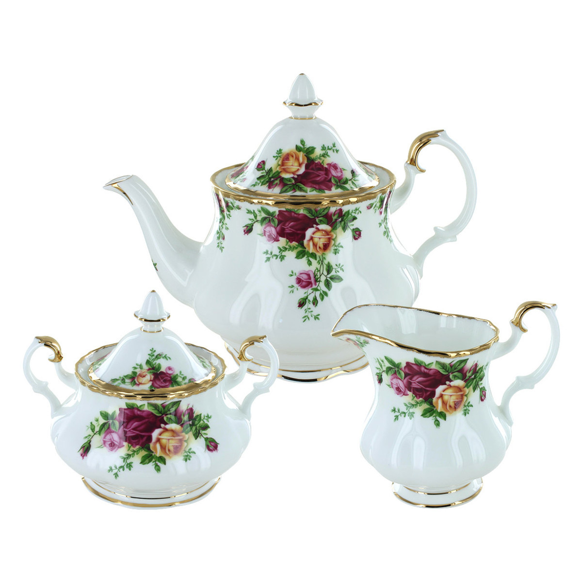 Royal Albert Old Country Roses Fine Bone China - 3 Piece Set