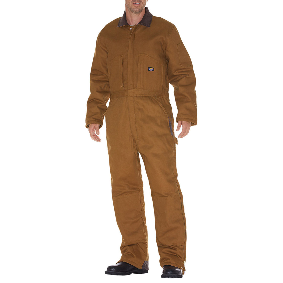 Dickies Men&s Premium Insulated Coverall Tall, Brown Duck