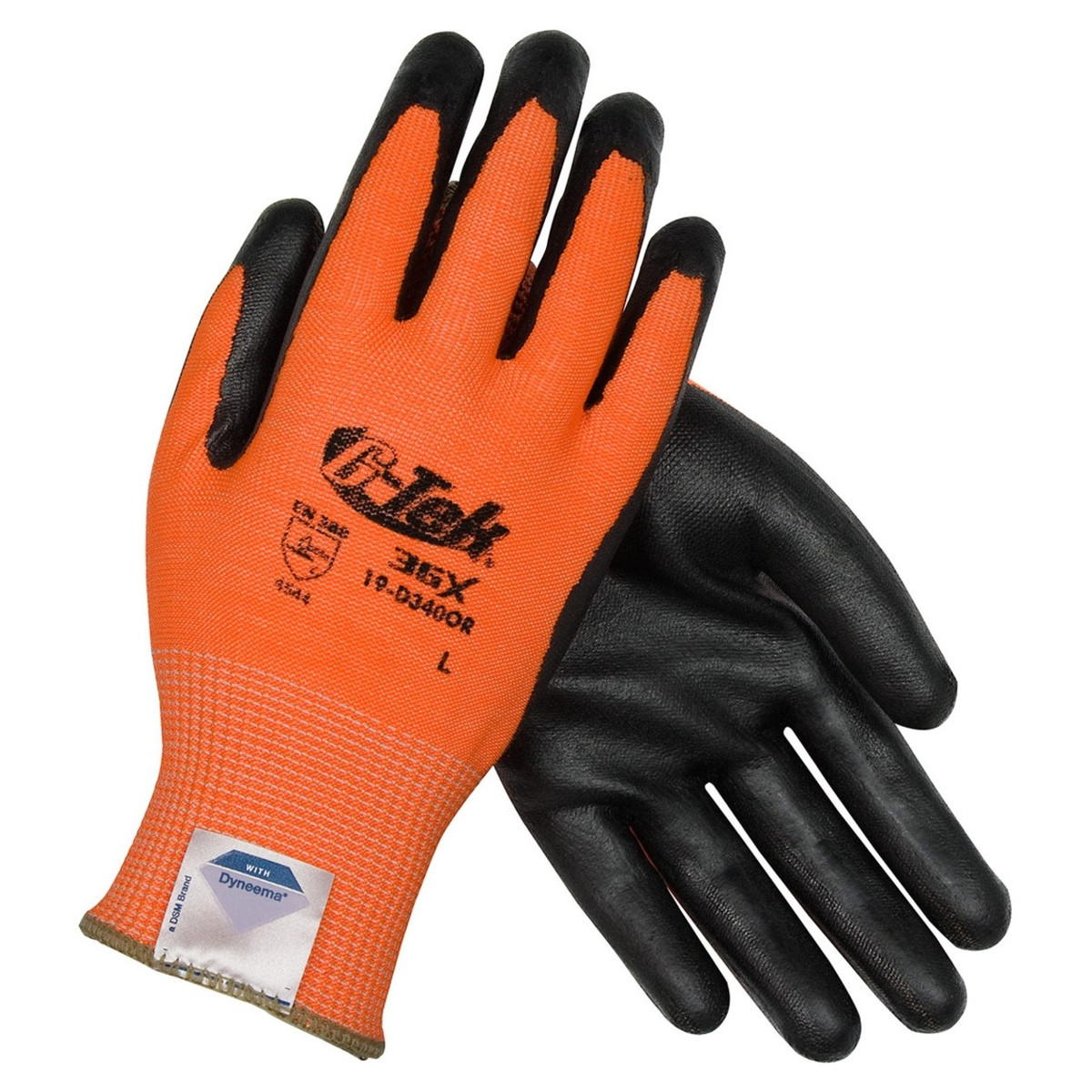 G-Tek Nitrile Coated Nylon Gloves, Coated Work Gloves