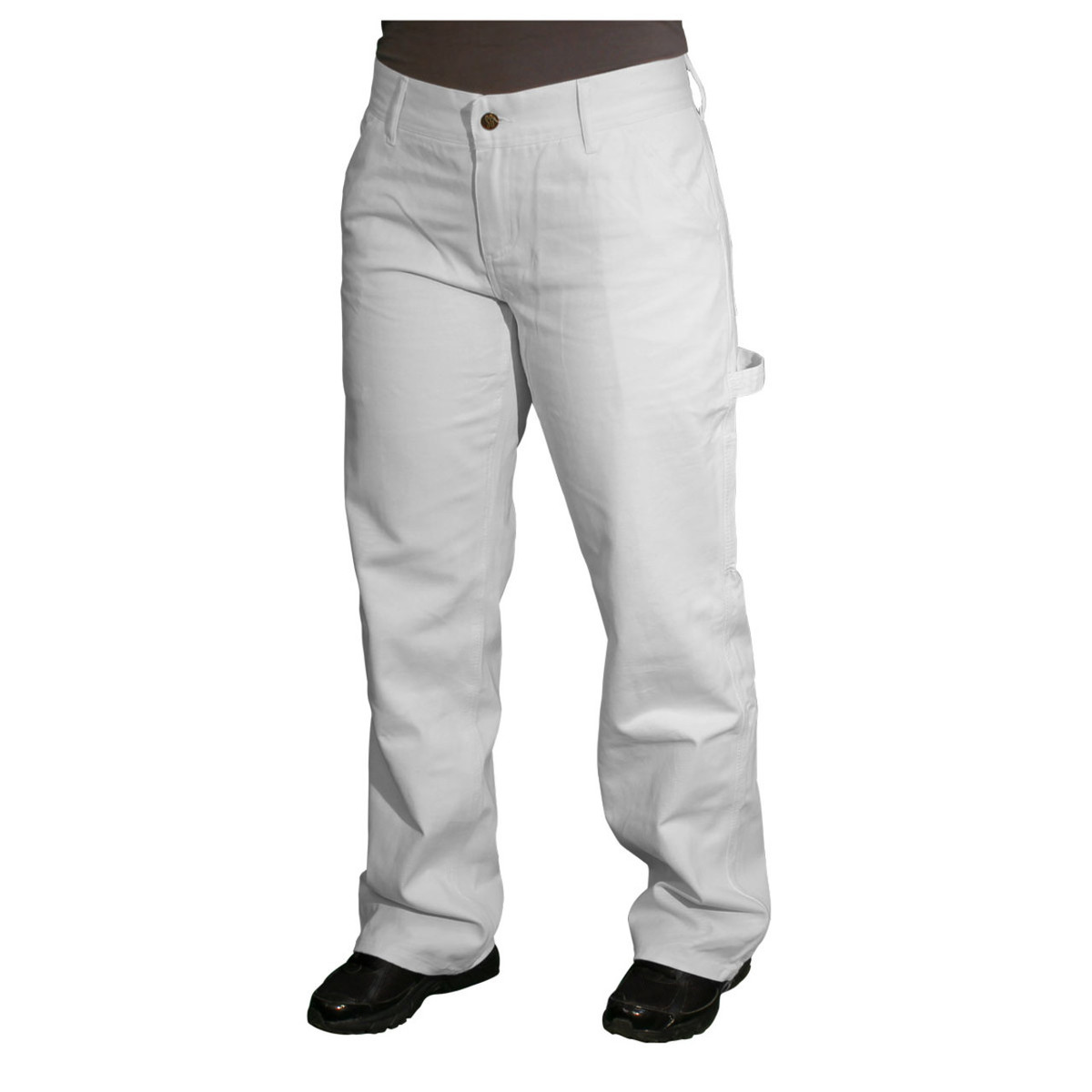 White Painters Bib and Brace With Multiple Pockets | Bodyguard Workwear