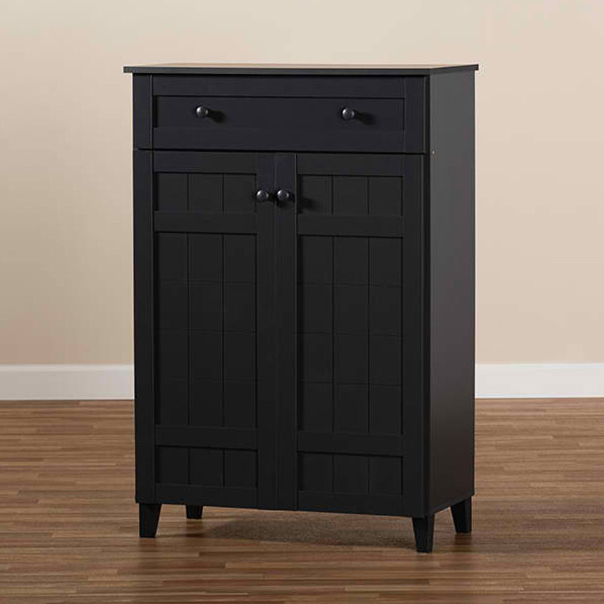 Baxton Studio Glidden Modern and Contemporary Dark Grey Finished 5