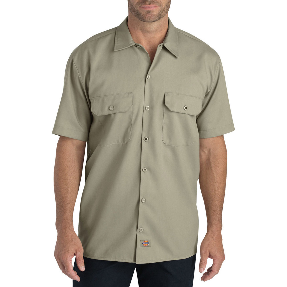 Dickies Men's FLEX - Relaxed Fit Short Sleeve Work Shirt