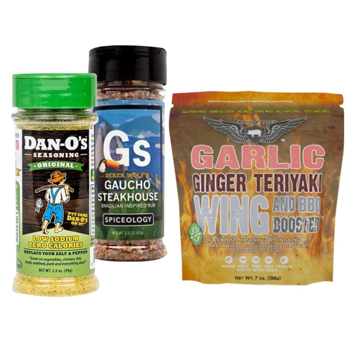 Dan-O's 3.5 oz. Seasoning Bundle