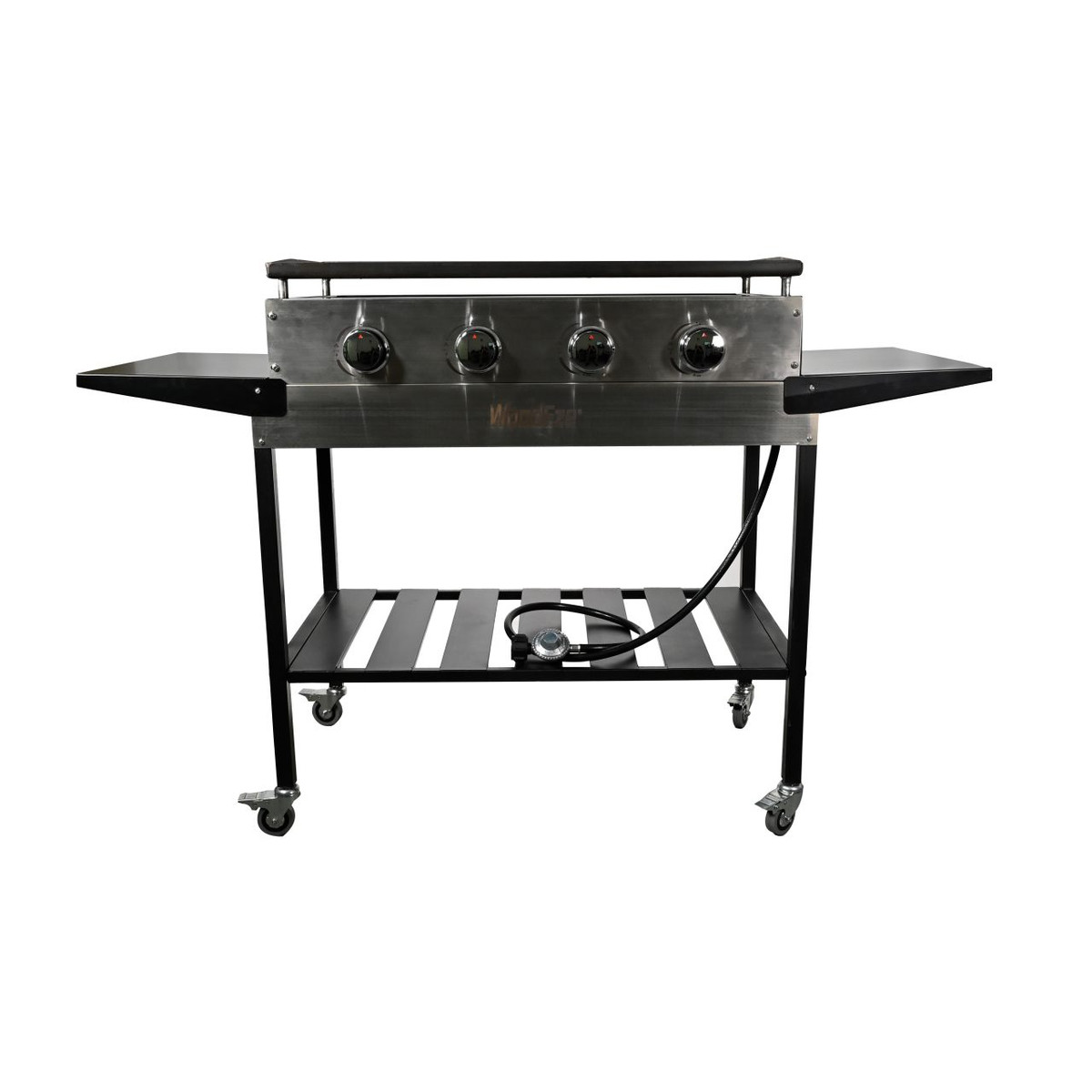 YouYeap 4 Burner Propane Gas Grill Flat Top Griddle Grill, Black 