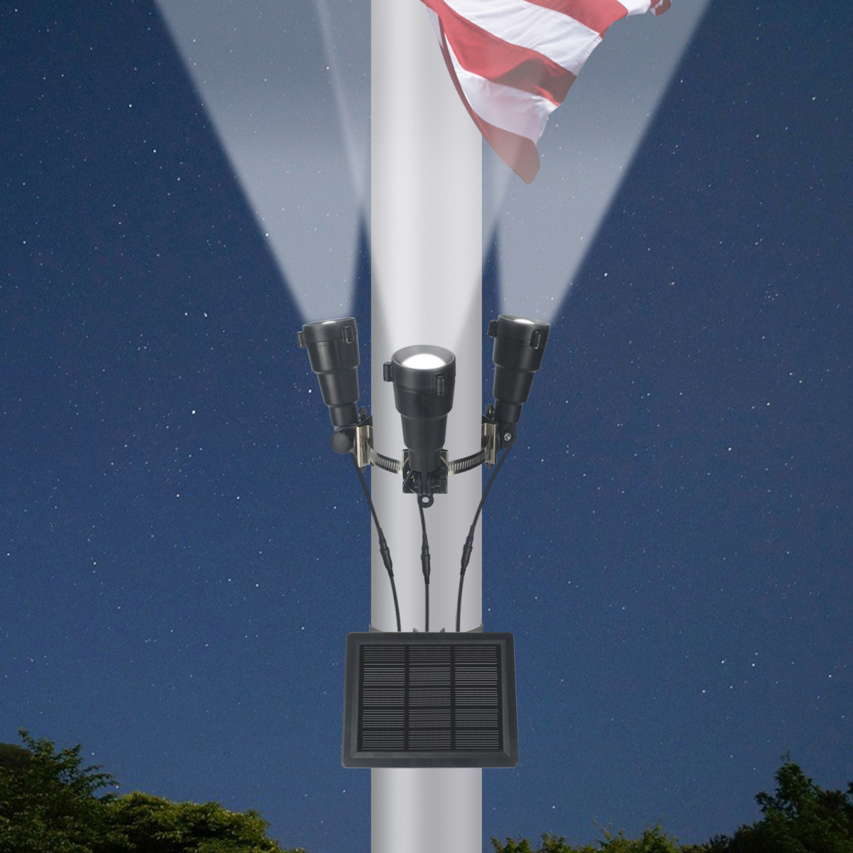 Flagpole spotlight clearance