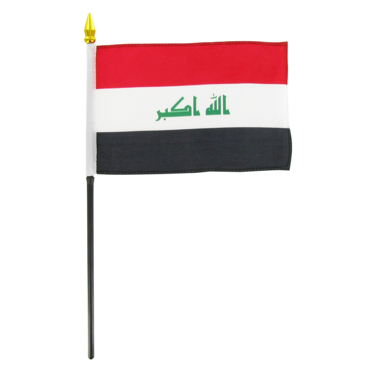 Stock-Flagge Irak 30 x 45, Asien, Stock-Flaggen 30 x 45 cm