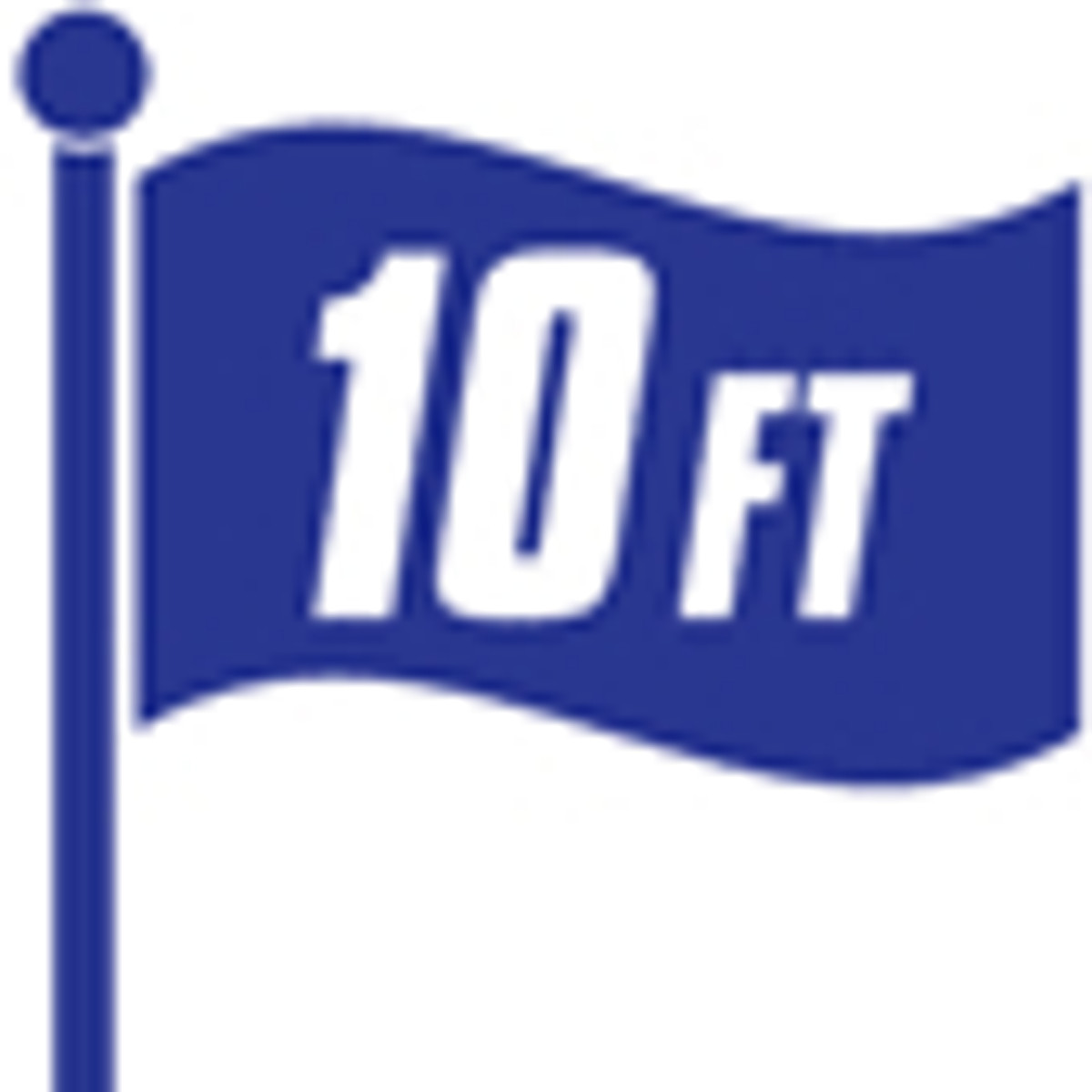 Outrigger Wall Mount Series 10 ft. Flagpoles