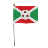 4-In. x 6-In. Burundi Stick Flag
