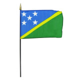 4-In. x 6-In. Solomon Islands Stick Flag