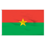 6-Ft. x 10-Ft. Burkina Faso Nylon Flag