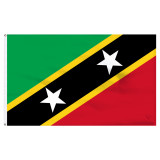 6-Ft. x 10-Ft. St. Christopher and Nevis Nylon Flag