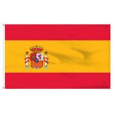 6-Ft. x 10-Ft. Spain Nylon National Flag