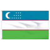 6-Ft. x 10-Ft. Uzbekistan Nylon Flag