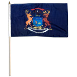 Michigan flag 12 x 18 inch