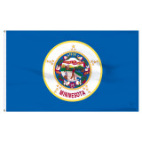 Minnesota flag 6 x 10 feet nylon