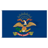 North Dakota Flag 5 x 8 Feet Nylon