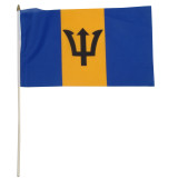 Barbados flag 12 x 18 inch