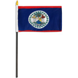 Belize flag 4 x 6 inch