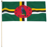 Dominica flag 12 x 18 inch