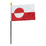 Greenland flag 4 x 6 inch