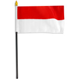 Indonesia flag 4 x 6 inch