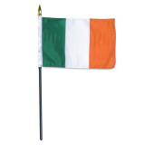 Ireland 4in x 6in Flag