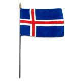 Iceland flag 4 x 6 inch