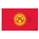 Kyrgyzstan 5ft x 8ft Nylon Flag