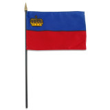 Liechtenstein flag 4 x 6 inch