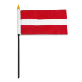 Latvia flag 4 x 6 inch