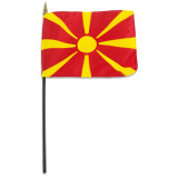 Macedonia flag 4 x 6 inch