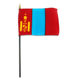 Mongolia flag 4 x 6 inch