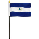 Nicaragua flag 4 x 6 inch