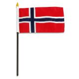 Norway flag 4 x 6 inch