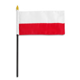 Poland National Flag 4 x 6 inch