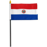 Paraguay flag 4 x 6 inch