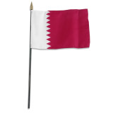 Qatar flag 4 x 6 inch